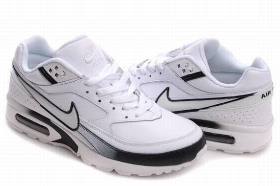 New Men'S Nike Air Max Black/White